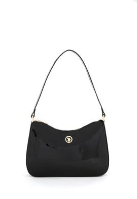 Kadın Siyah Rugan Kol Çantası - 50300337001