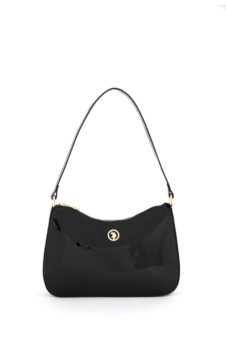 Kadın Siyah Rugan Kol Çantası - 50300337001