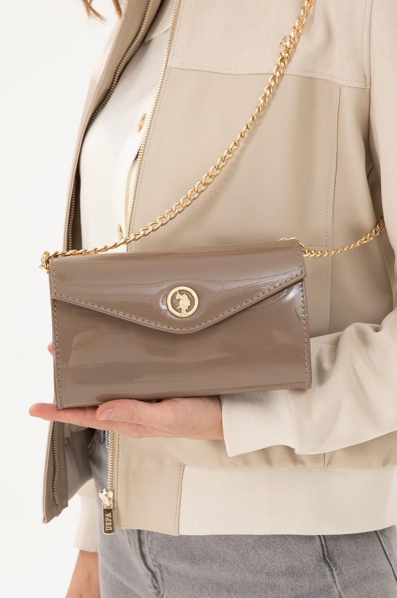 Kadın Vizon Rugan Kol Çantası