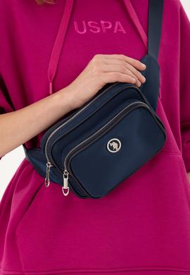 Kadın Lacivert Kapitone Bel Çantası - 50300298002