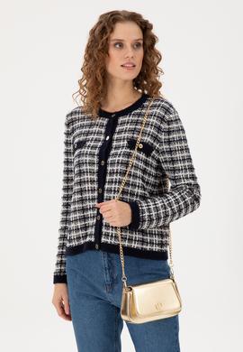 Kadın Sarı Parlak Abiye Çanta - 50300341002