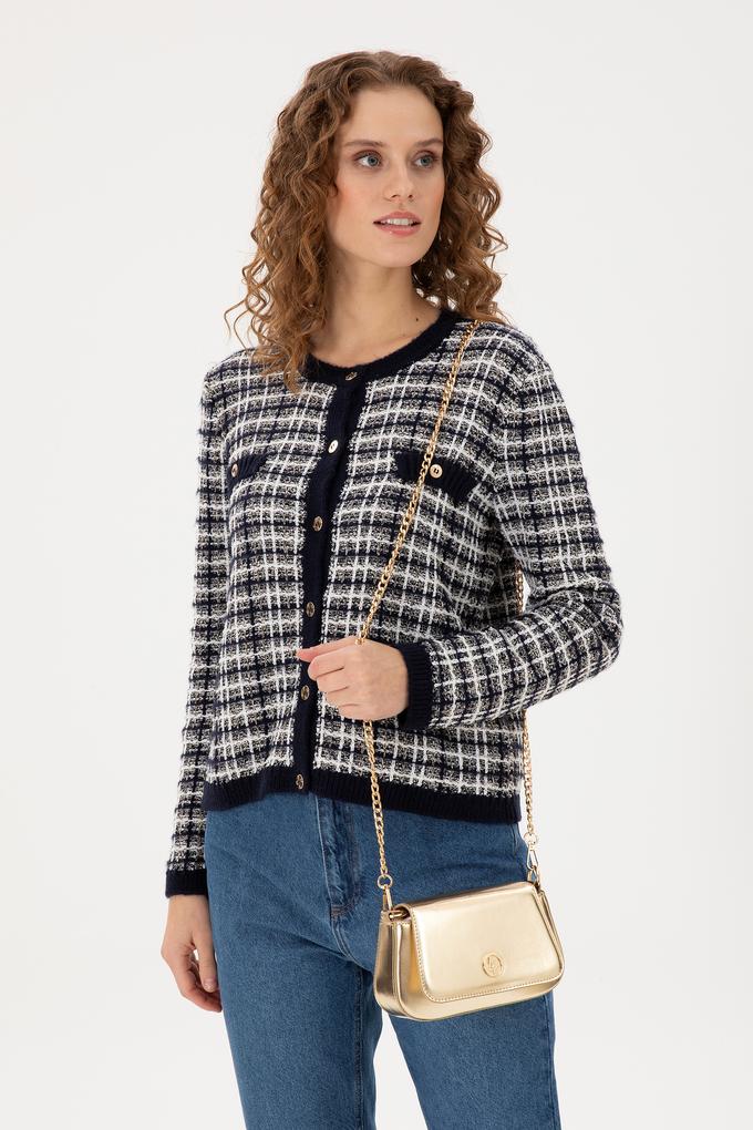 Kadın Sarı Parlak Abiye Çanta