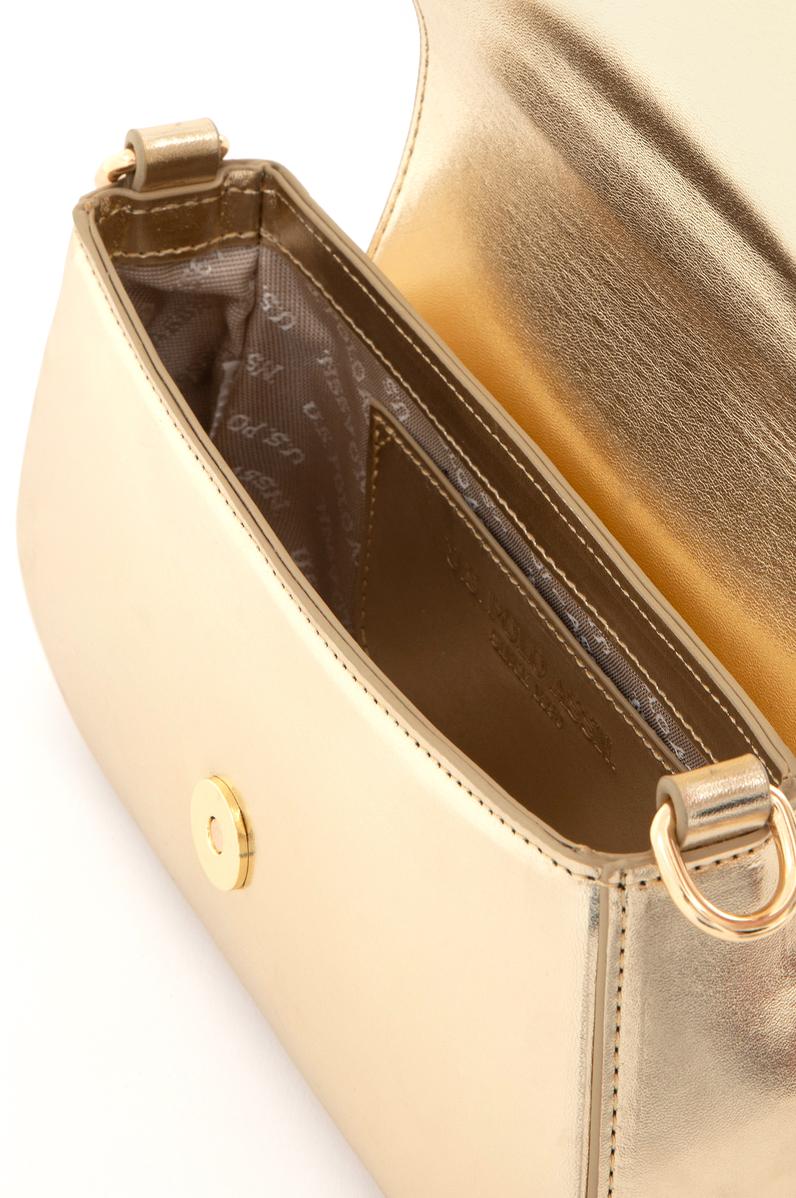 Kadın Sarı Parlak Abiye Çanta