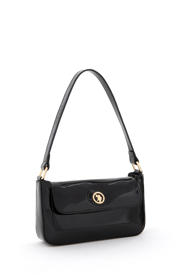 Kadın Siyah Rugan Kol Çantası - 50300338001