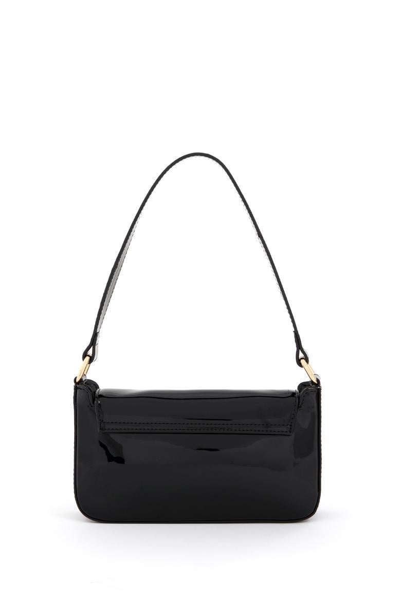 Kadın Siyah Rugan Kol Çantası - 50300338001