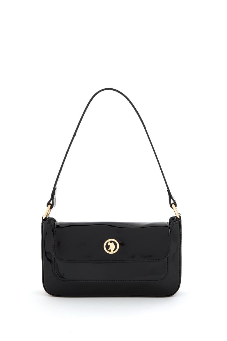 Kadın Siyah Rugan Kol Çantası - 50300338001