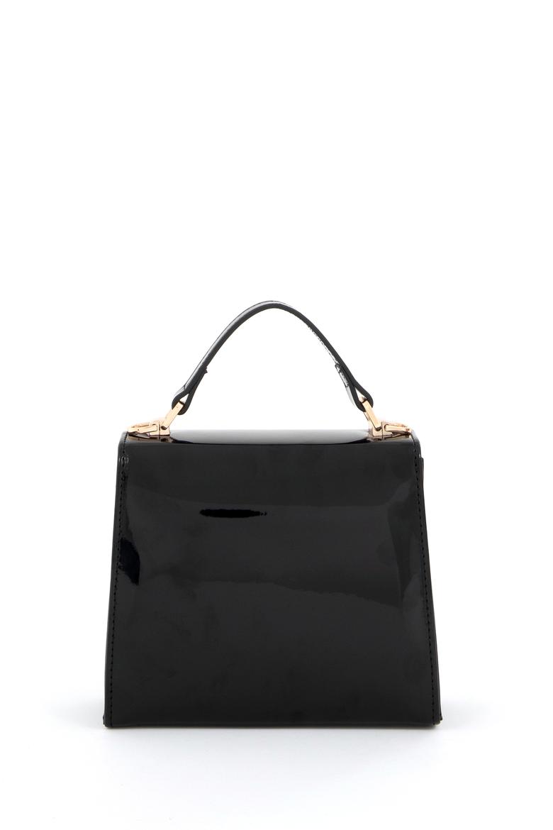 Kadın Siyah Rugan Kol Çantası - 50300333001