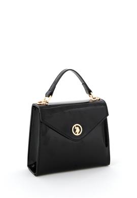 Kadın Siyah Rugan Kol Çantası - 50300333001