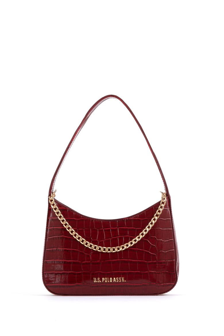 Kadın Bordo Kroko Kol Çantası - 50300342002