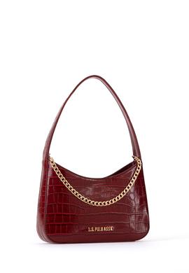 Kadın Bordo Kroko Kol Çantası - 50300342002