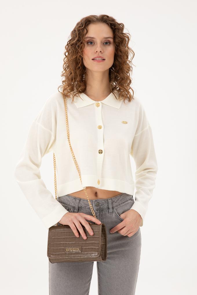 Kadın Kahverengi Kroko Kol Çantası