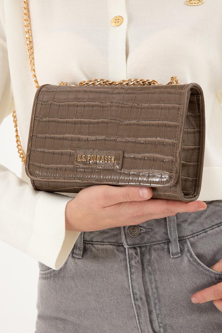 Kadın Kahverengi Kroko Kol Çantası - 50300344003