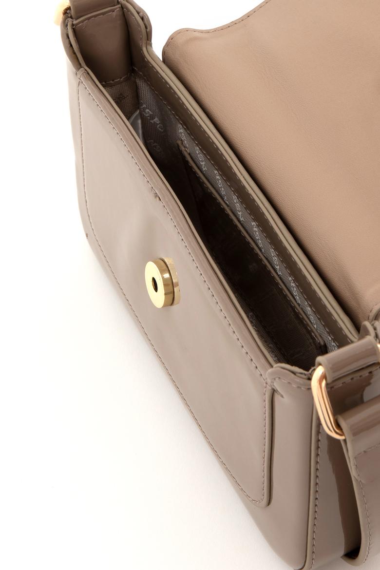 Kadın Vizon Rugan Kol Çantası - 50300338002