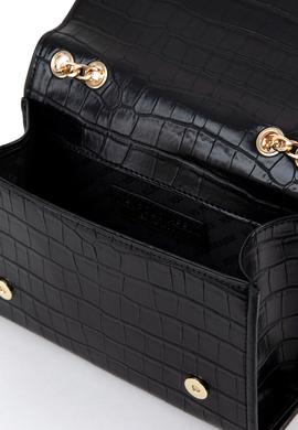 Kadın Siyah Kroko Kol Çantası - 50300344001