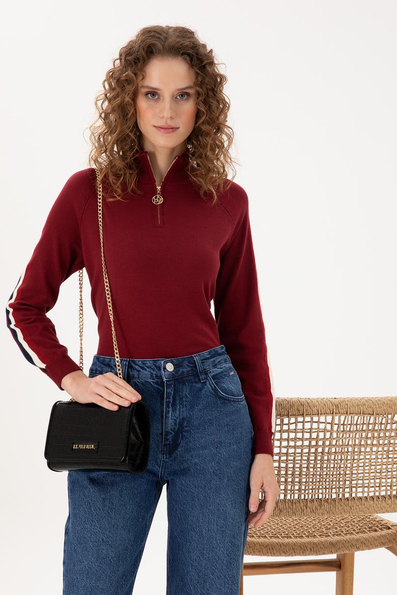 Kadın Siyah Kroko Kol Çantası