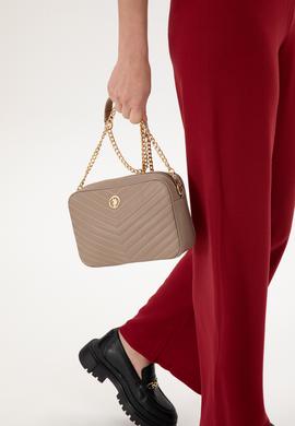 Kadın Vizon Zincir Askılı Çapraz Çanta - 50300327002