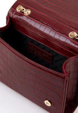 Kadın Bordo Kroko Kol Çantası - 50300344002