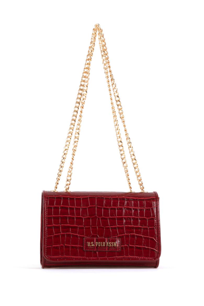 Kadın Bordo Kroko Kol Çantası - 50300344002