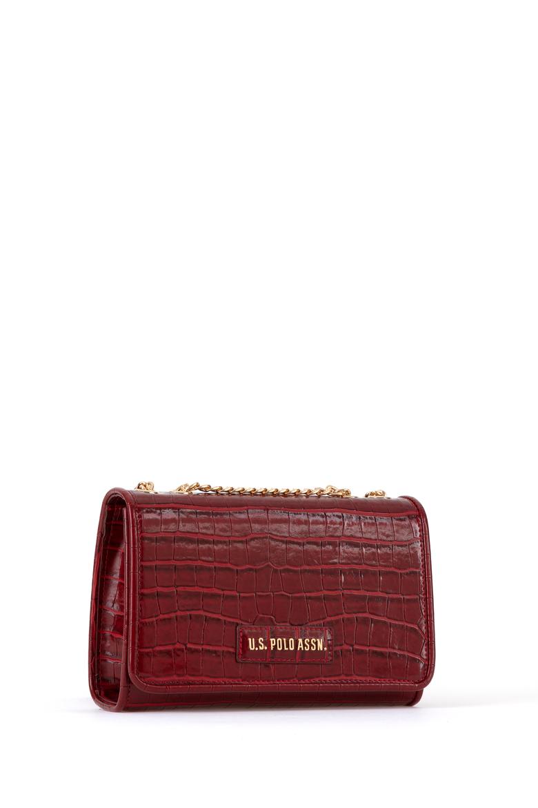Kadın Bordo Kroko Kol Çantası - 50300344002