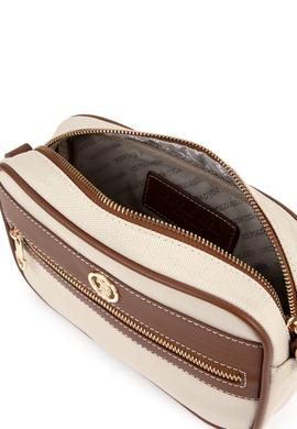 Kadın Krem Kanvas Çapraz Çanta - 50300319001