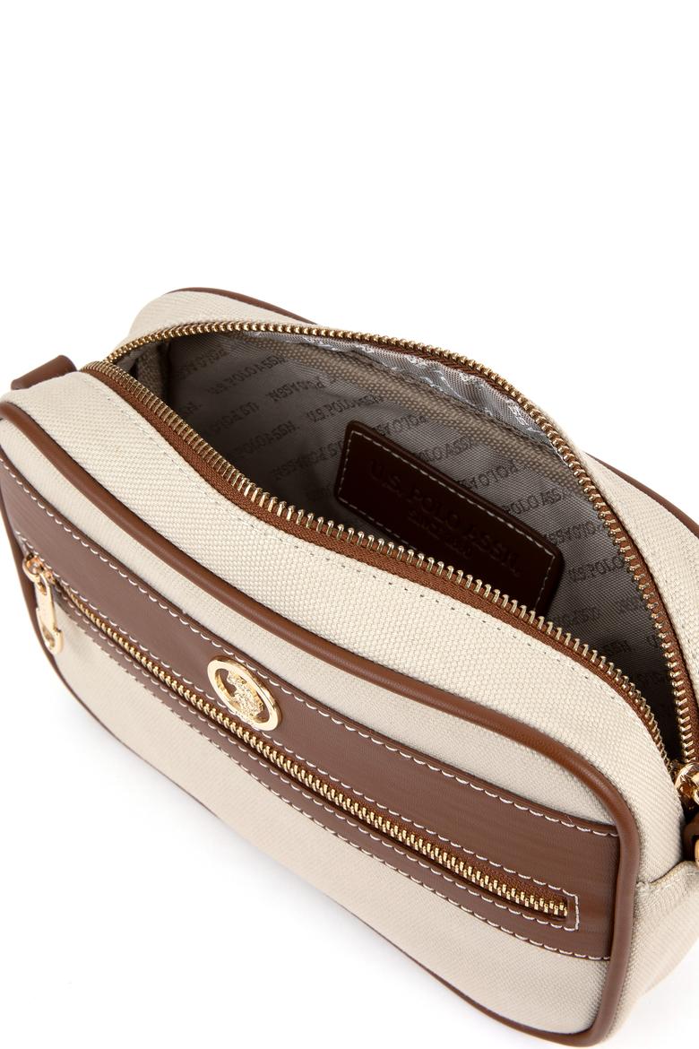 Kadın Krem Kanvas Çapraz Çanta - 50300319001