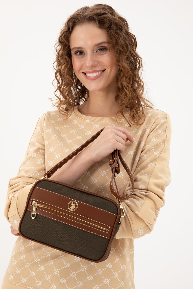 Kadın Haki Kanvas Çapraz Çanta - 50300319002