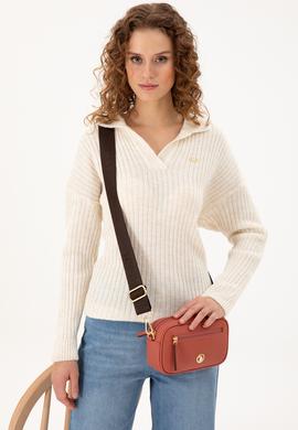 Kadın Gül Kurusu Çapraz Çanta - 50303432005