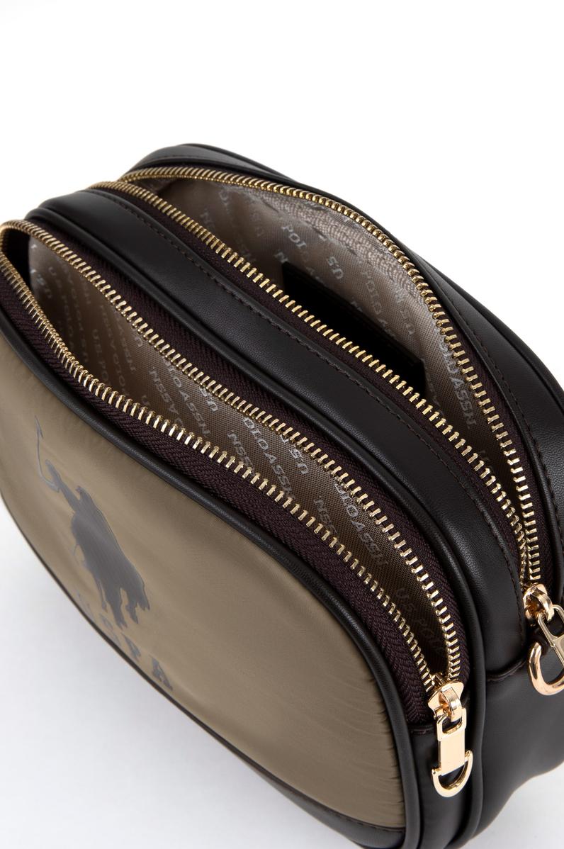 Kadın Haki Kapitone Çapraz Çanta