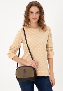 Kadın Haki Kapitone Çapraz Çanta - 50300301002