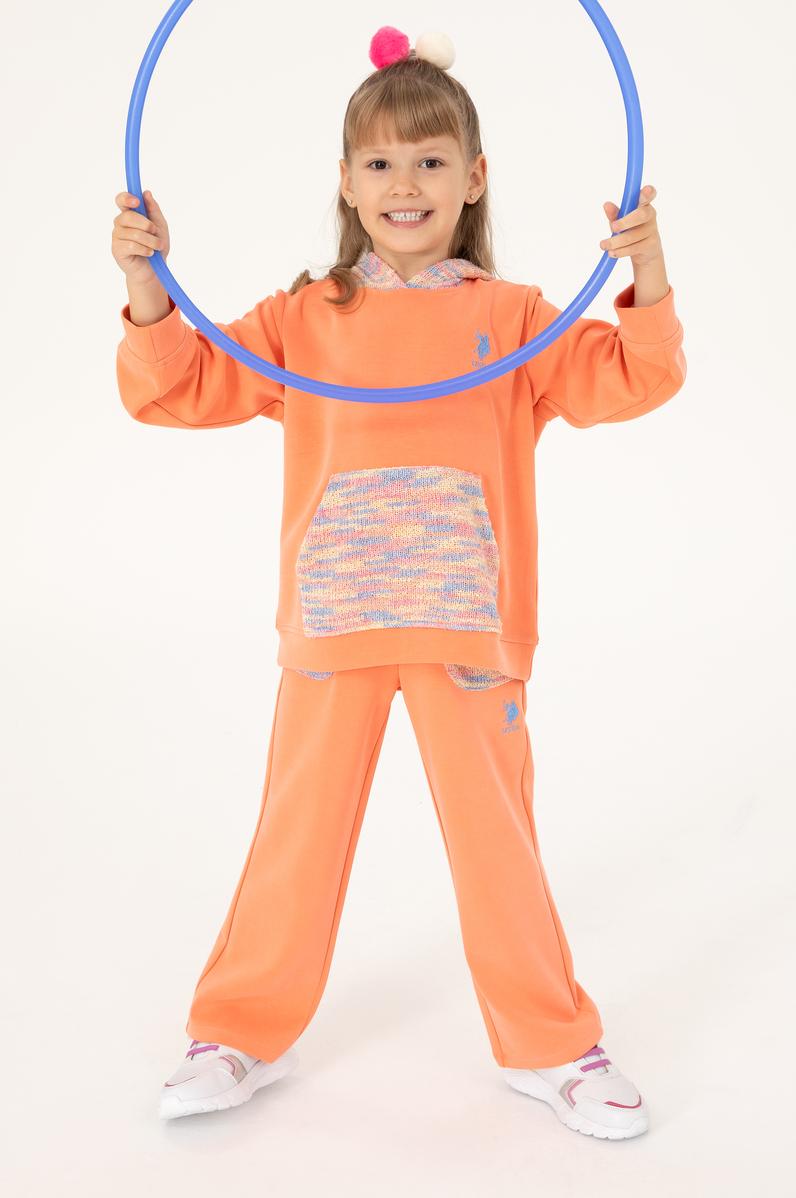 Kız Çocuk Somon Eşofman Altı