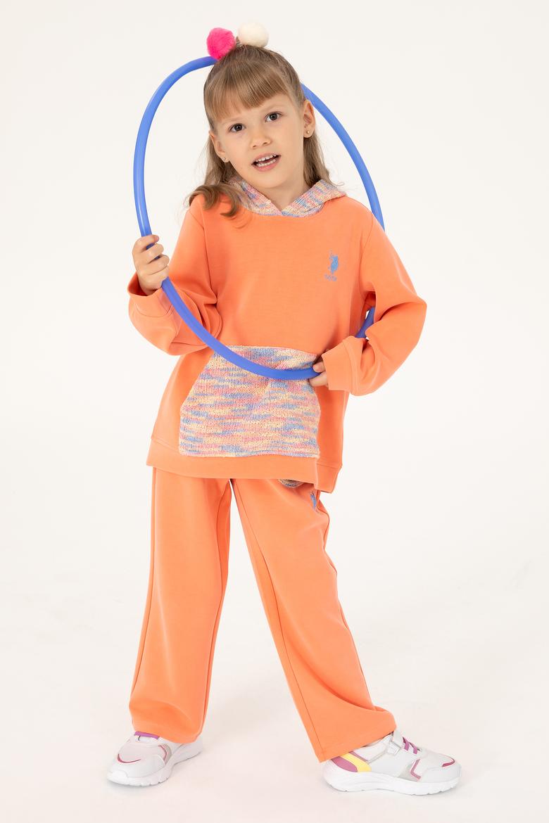 Kız Çocuk Somon Eşofman Altı