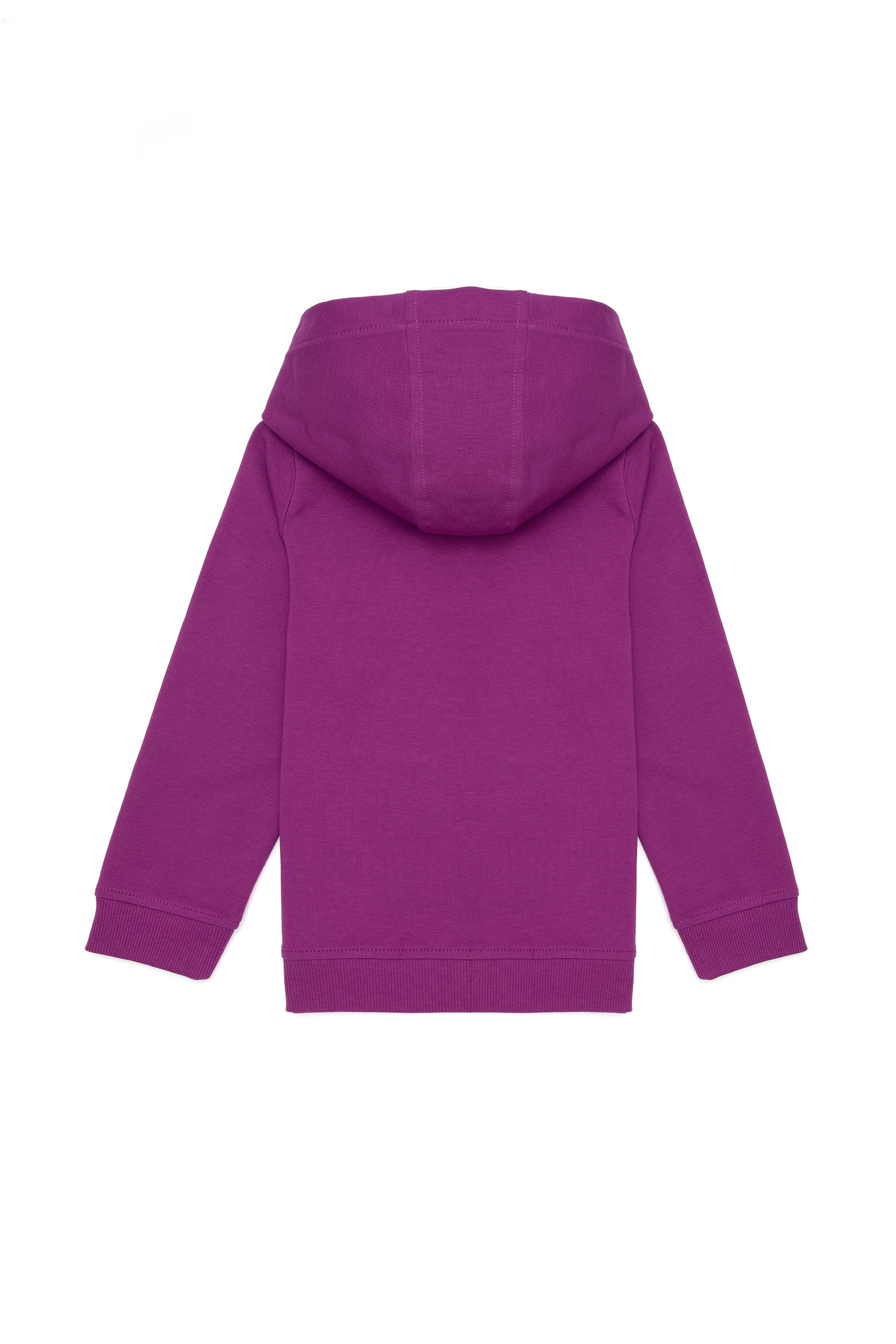 Kız Çocuk Menekşe Fermuarlı Sweatshirt - Image 4
