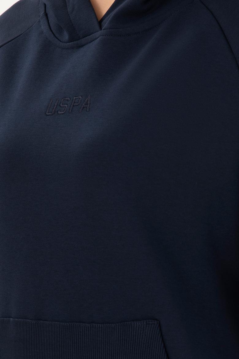 Kadın Lacivert Kapüşonlu Sweatshirt - 50296944032