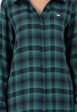 Kadın Mint Uzun Kollu Gömlek - 50291117012