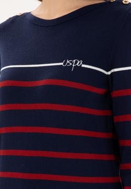 Kadın Lacivert Bisiklet Yaka Kazak - 50291573005