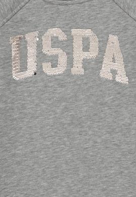 Kız Çocuk Gri Melanj Örme Elbise - 50298903023