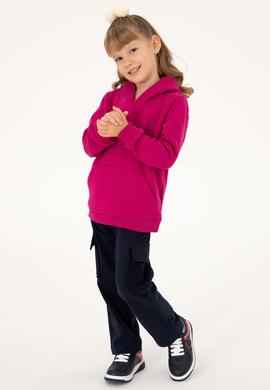 Kız Çocuk Lacivert Cepli Eşofman Altı - 50297440041