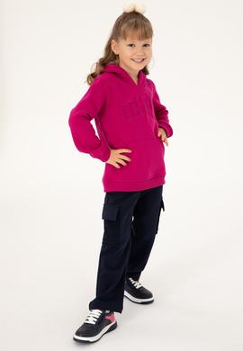 Kız Çocuk Lacivert Cepli Eşofman Altı - 50297440041