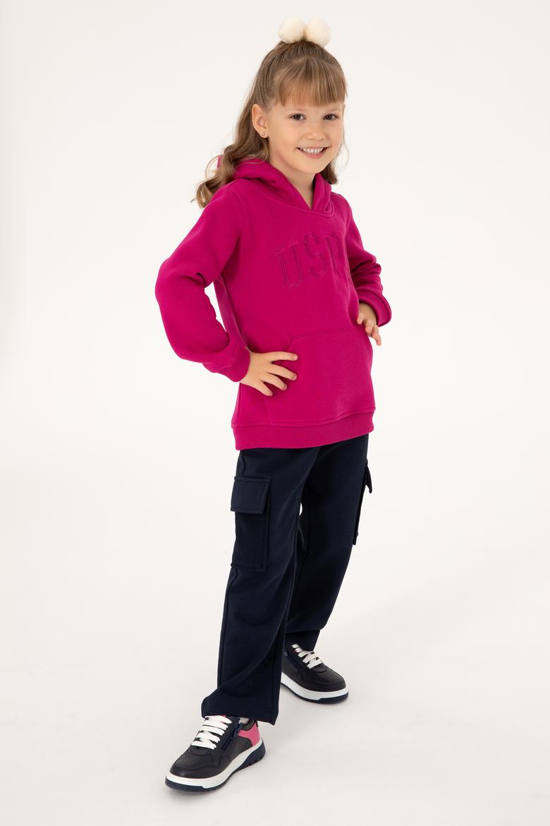 Kız Çocuk Lacivert Cepli Eşofman Altı - 50297440041