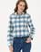 Kadın Saks Uzun Kollu Gömlek