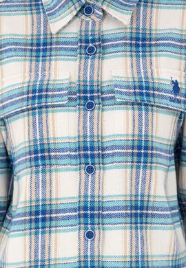 Kadın Saks Uzun Kollu Gömlek - 50291115003