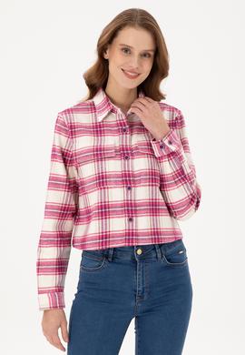 Kadın Menekşe Uzun Kollu Gömlek - 50291115010