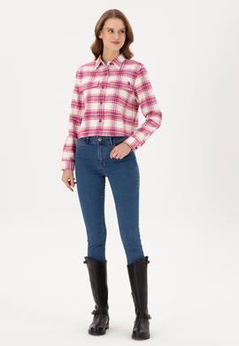 Kadın Menekşe Uzun Kollu Gömlek - 50291115010