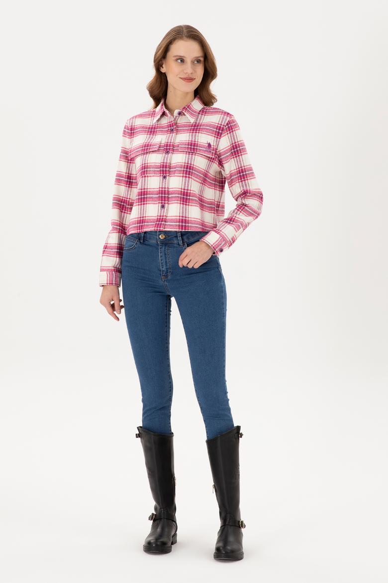 Kadın Menekşe Uzun Kollu Gömlek - 50291115010