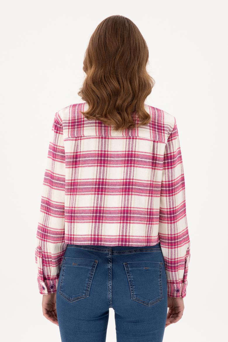 Kadın Menekşe Uzun Kollu Gömlek - 50291115010