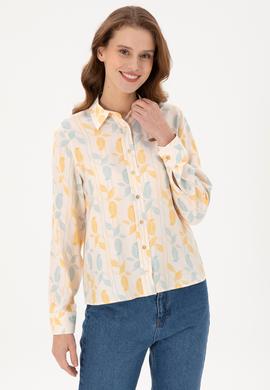 Kadın Taş Uzun Kollu Gömlek - 50293166015