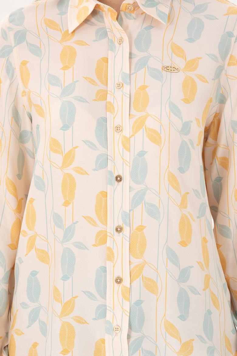 Kadın Taş Uzun Kollu Gömlek - 50293166015