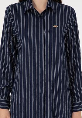 Kadın Lacivert Dokuma Elbise - 50298074007