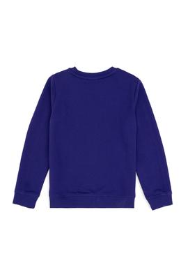 Erkek Çocuk Mor Basic Bisiklet Yaka Sweatshirt - 50293474134