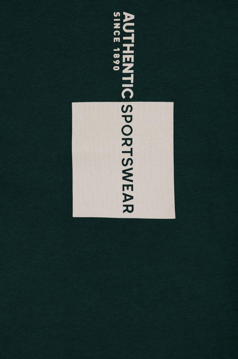 Erkek Çocuk Koyu Yeşil Kapüşonlu Sweatshirt